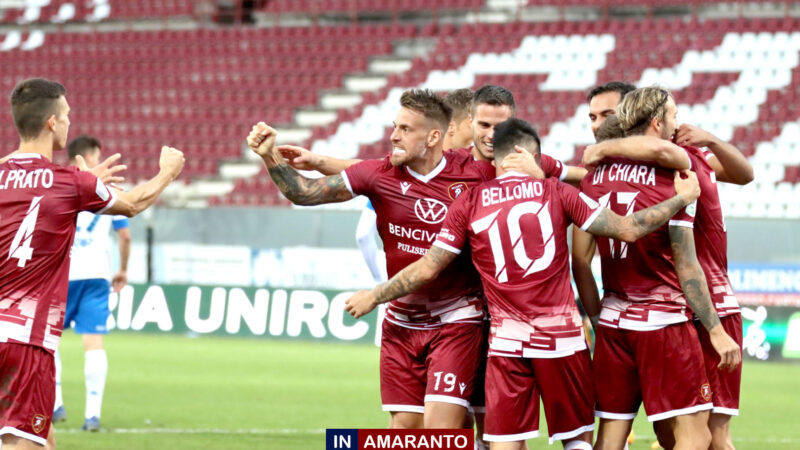 Reggina-Entella 1-0. La Reggina soffre ma vince con merito